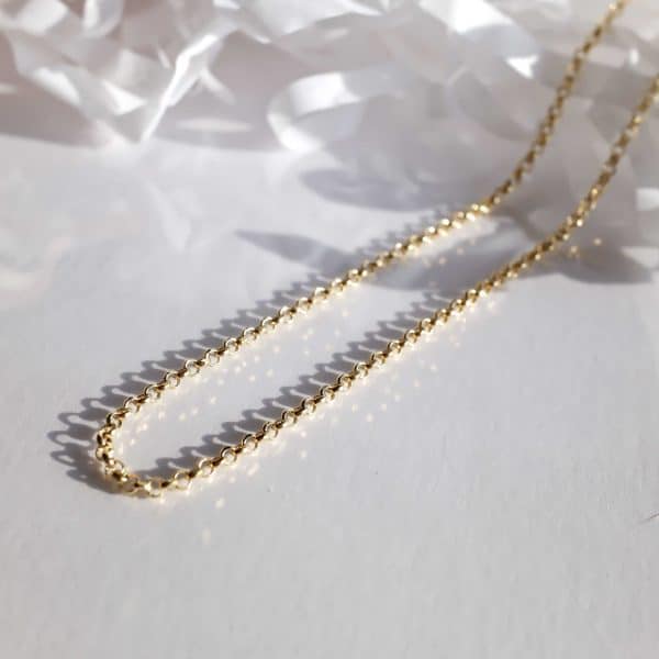 Catena Elegante in Argento e Placcato oro