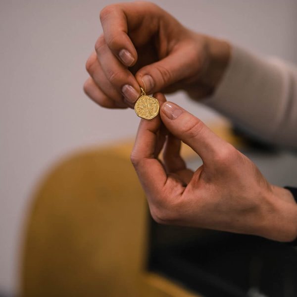 Pendente Fiorino in Oro 18Kt